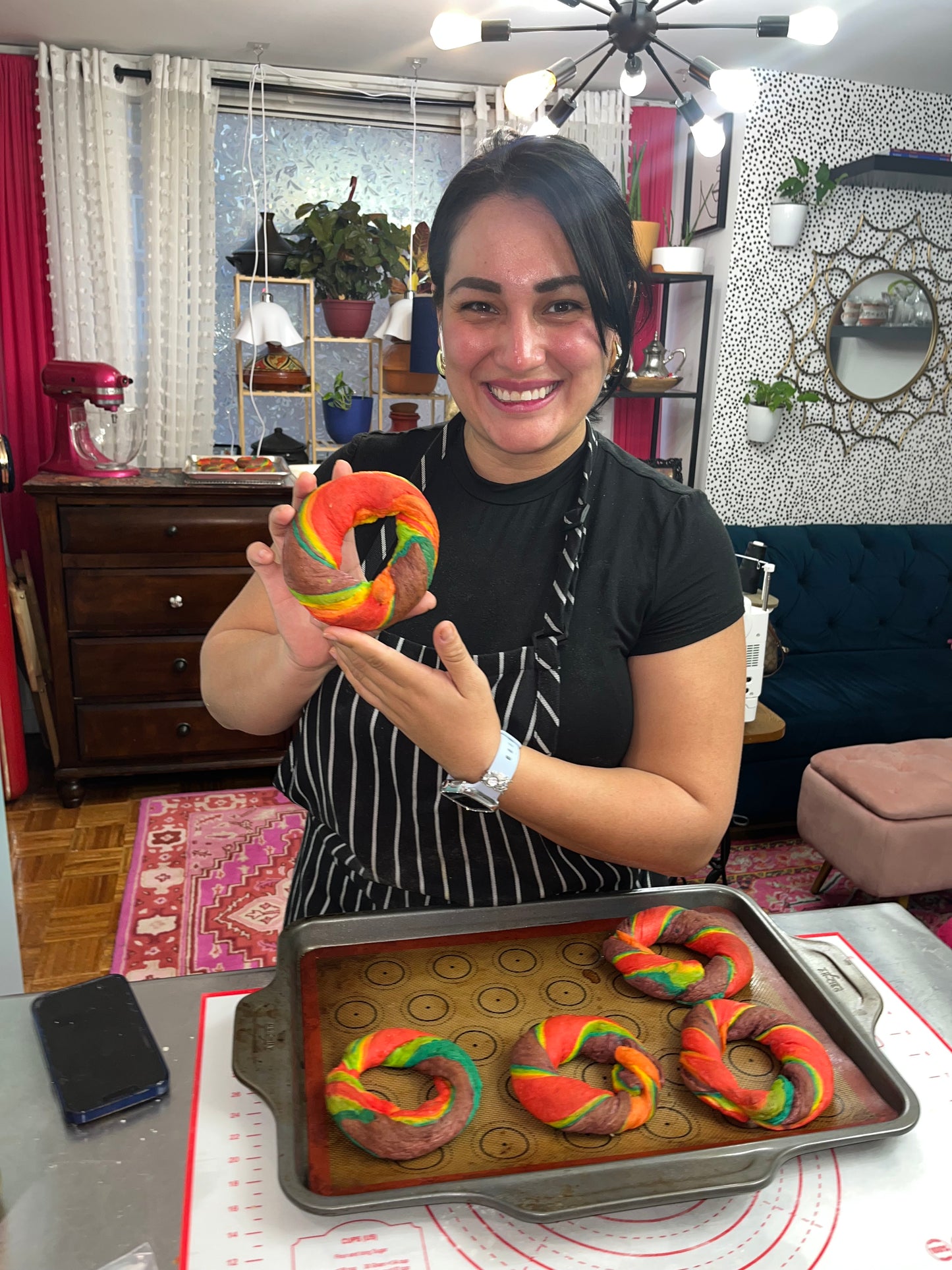 Rainbow Bagels Making Class