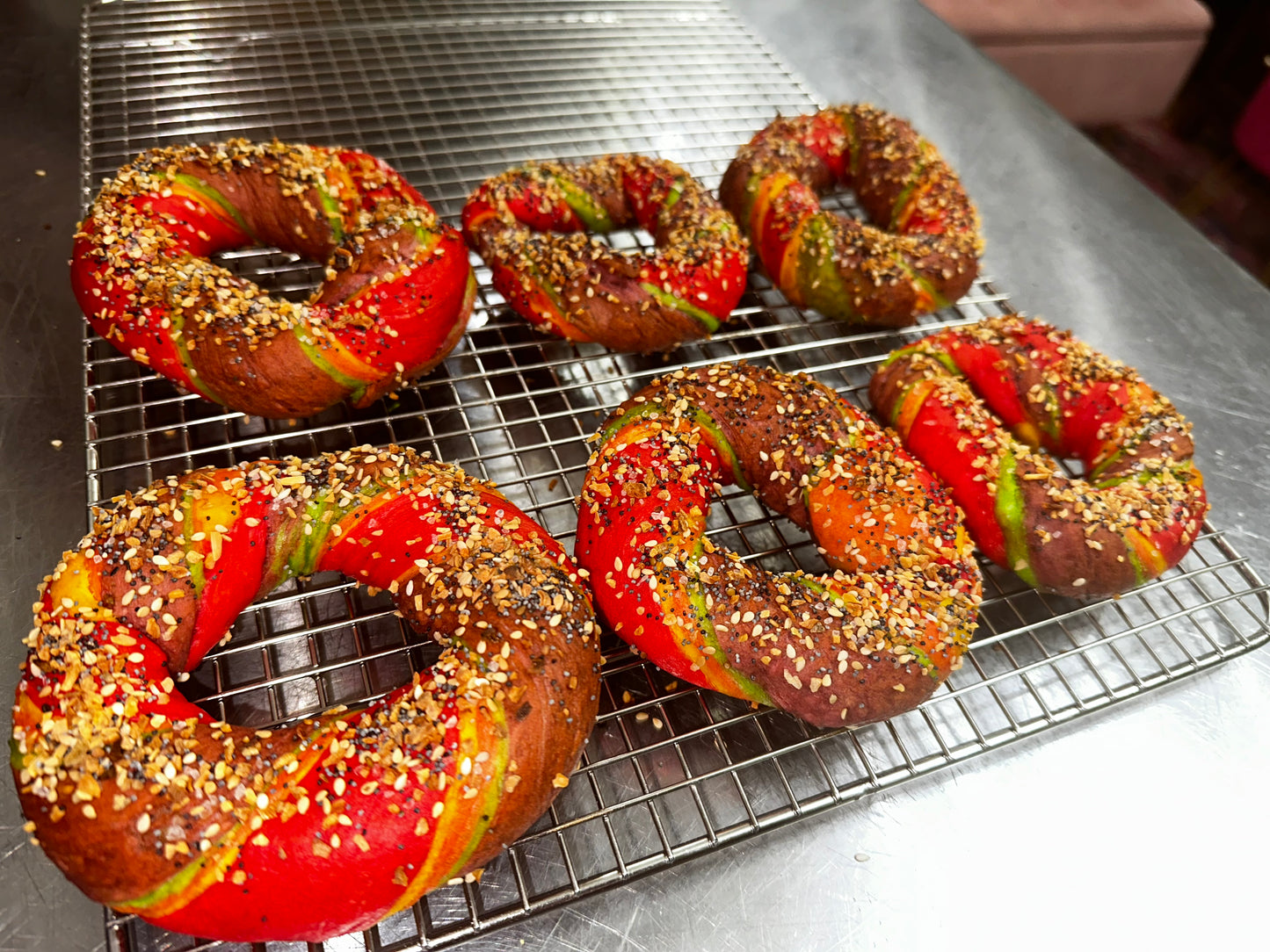 Rainbow Bagels Making Class