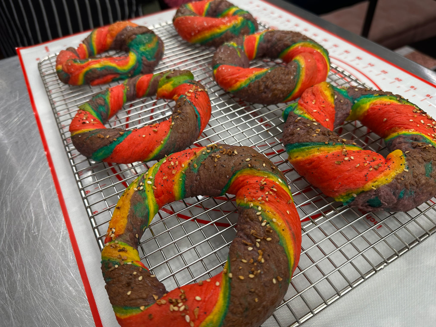 Rainbow Bagels Making Class