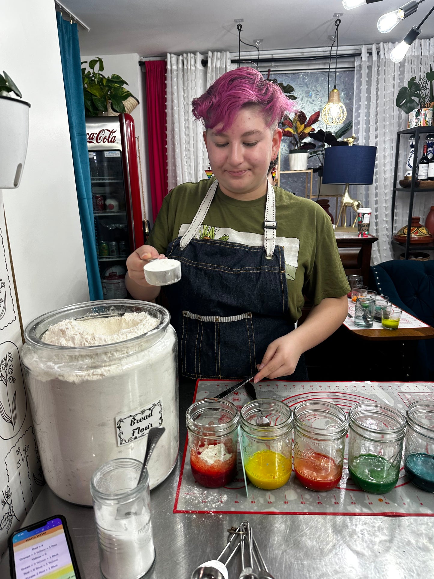 Rainbow Bagels Making Class