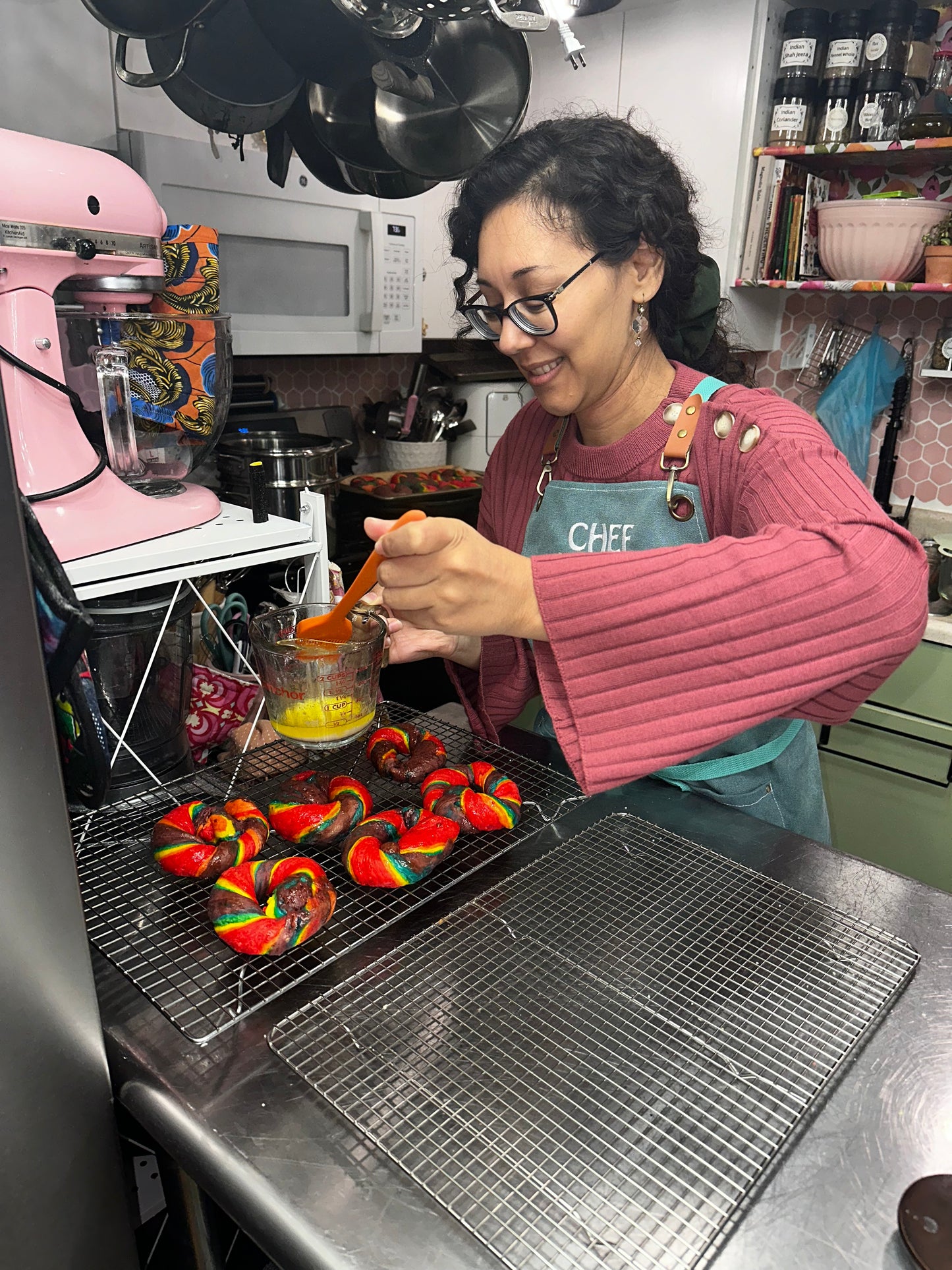Rainbow Bagels Making Class