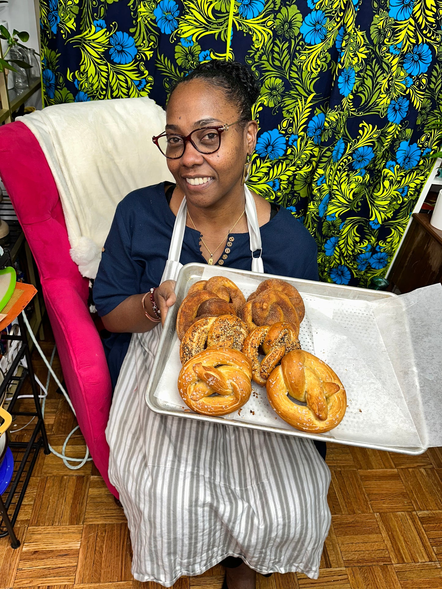 Soft pretzel making class