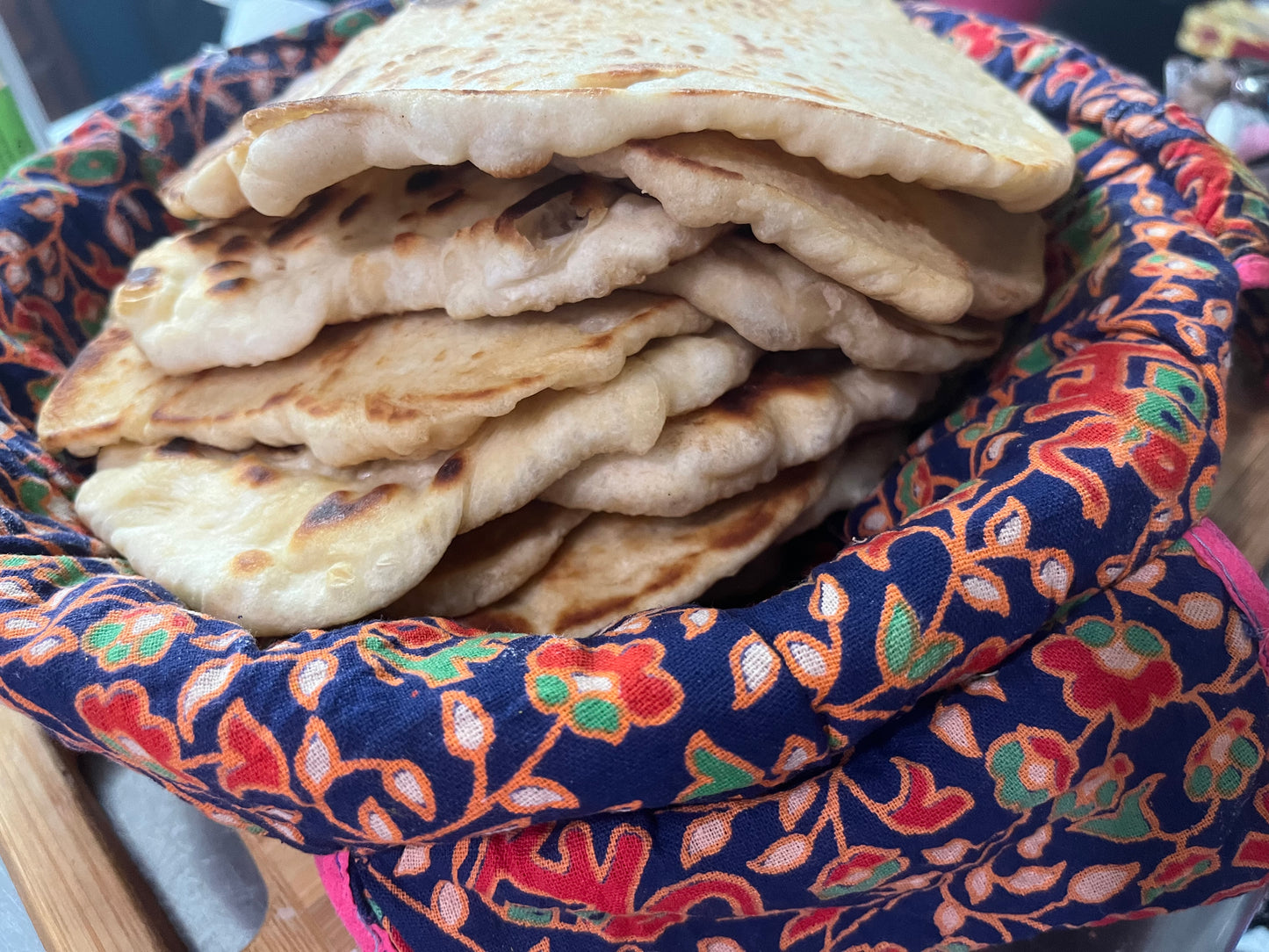 Naan Bread in 3 Flavors Making Class