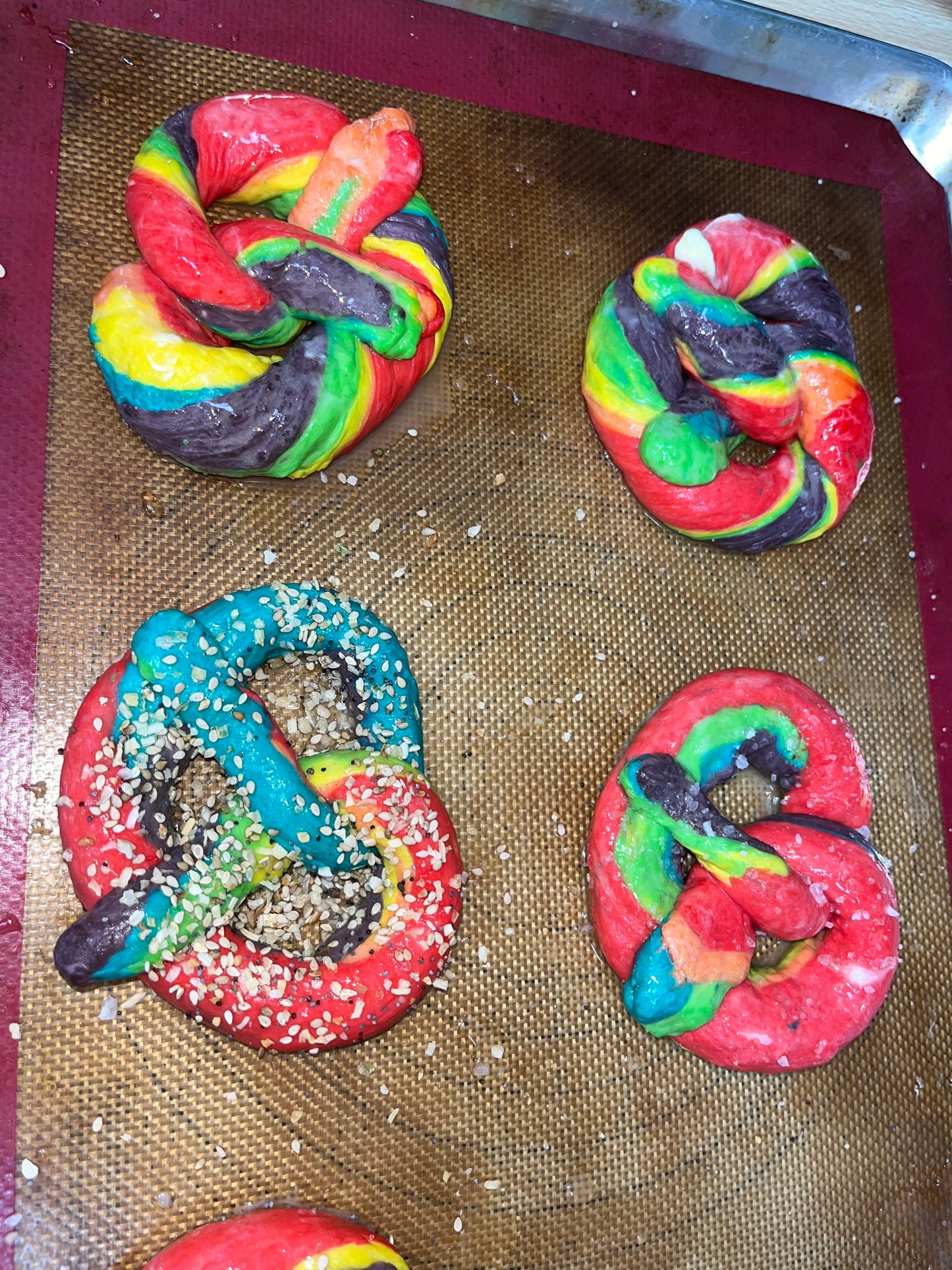 Rainbow Soft Pretzel & Beer Cheese or Chocolate Dip Making Class