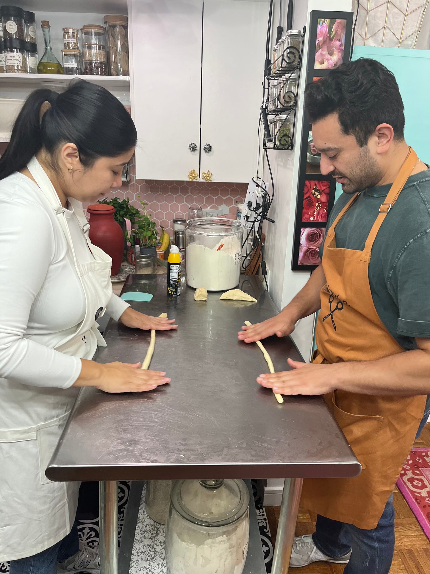 Soft pretzel making class