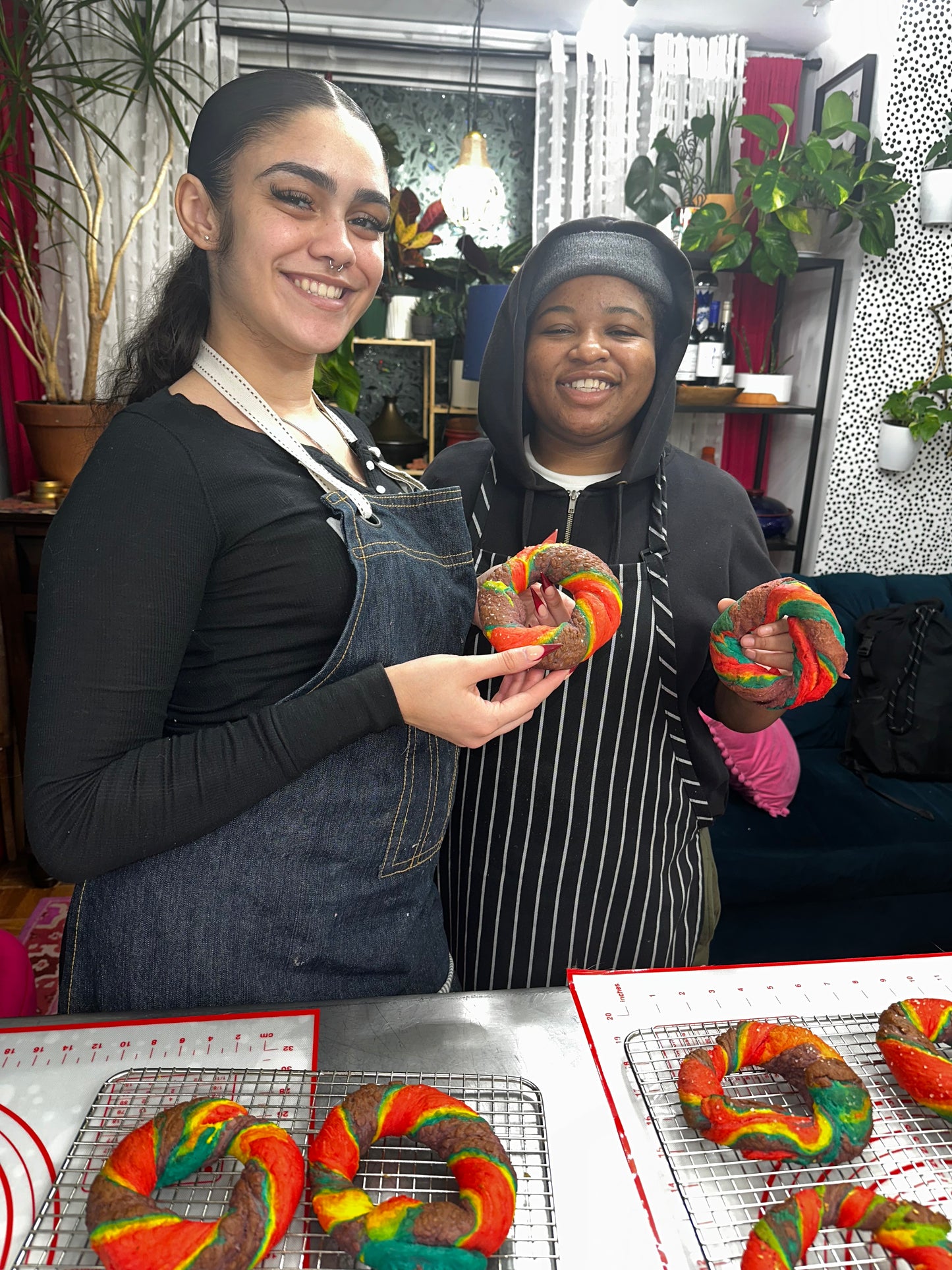 Rainbow Bagels Making Class