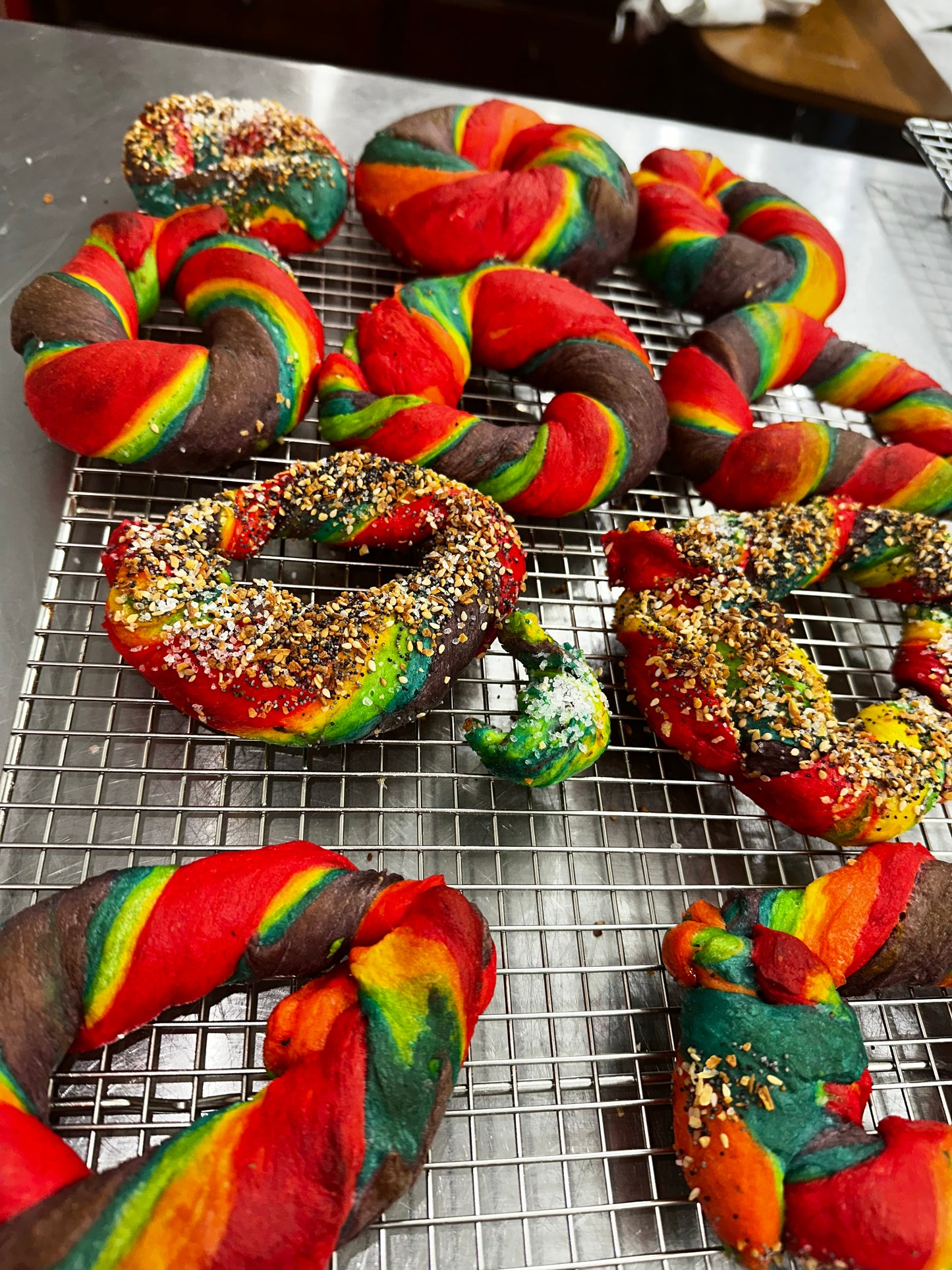 Rainbow Bagels Making Class