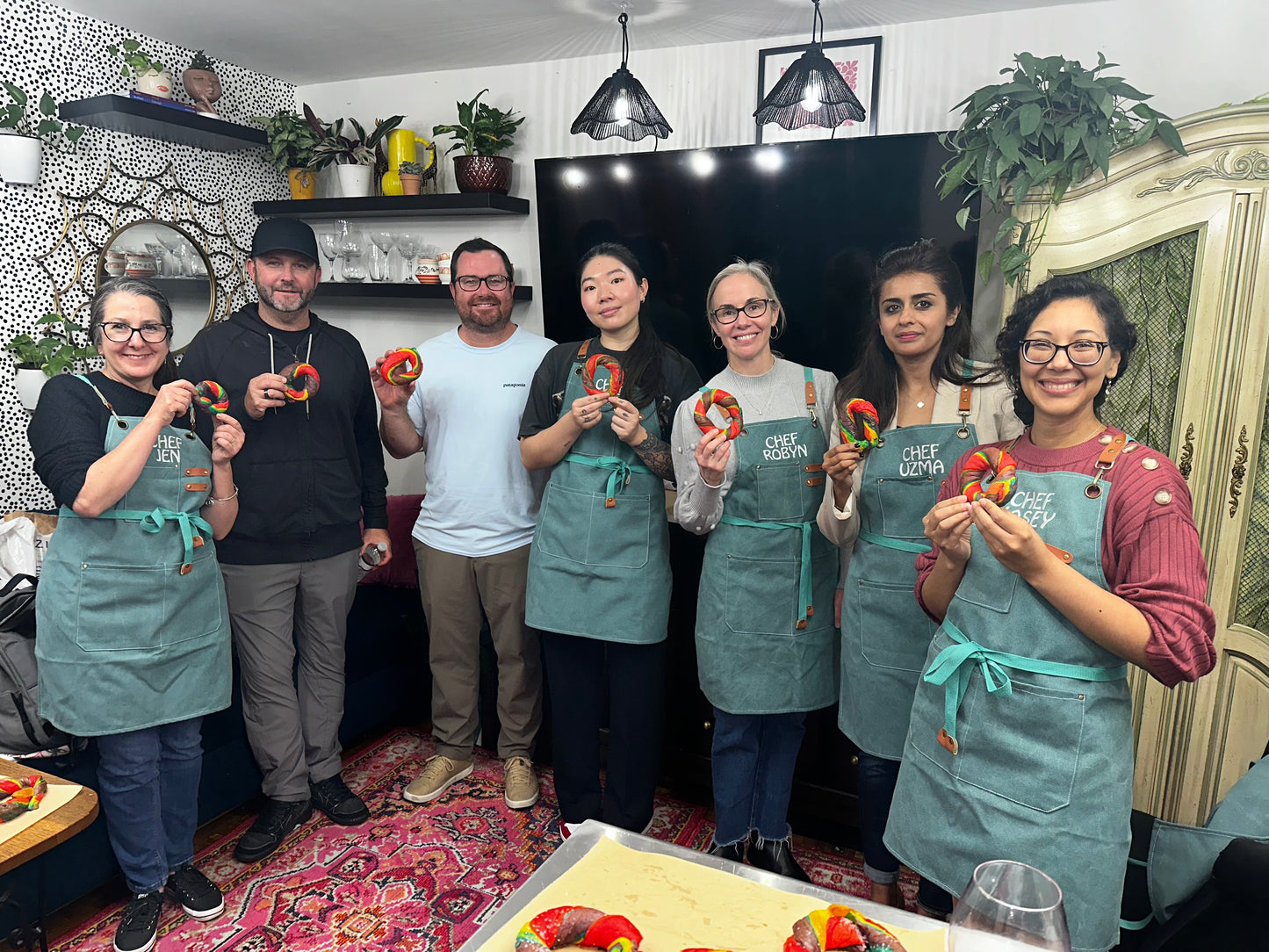Rainbow Bagels Making Class