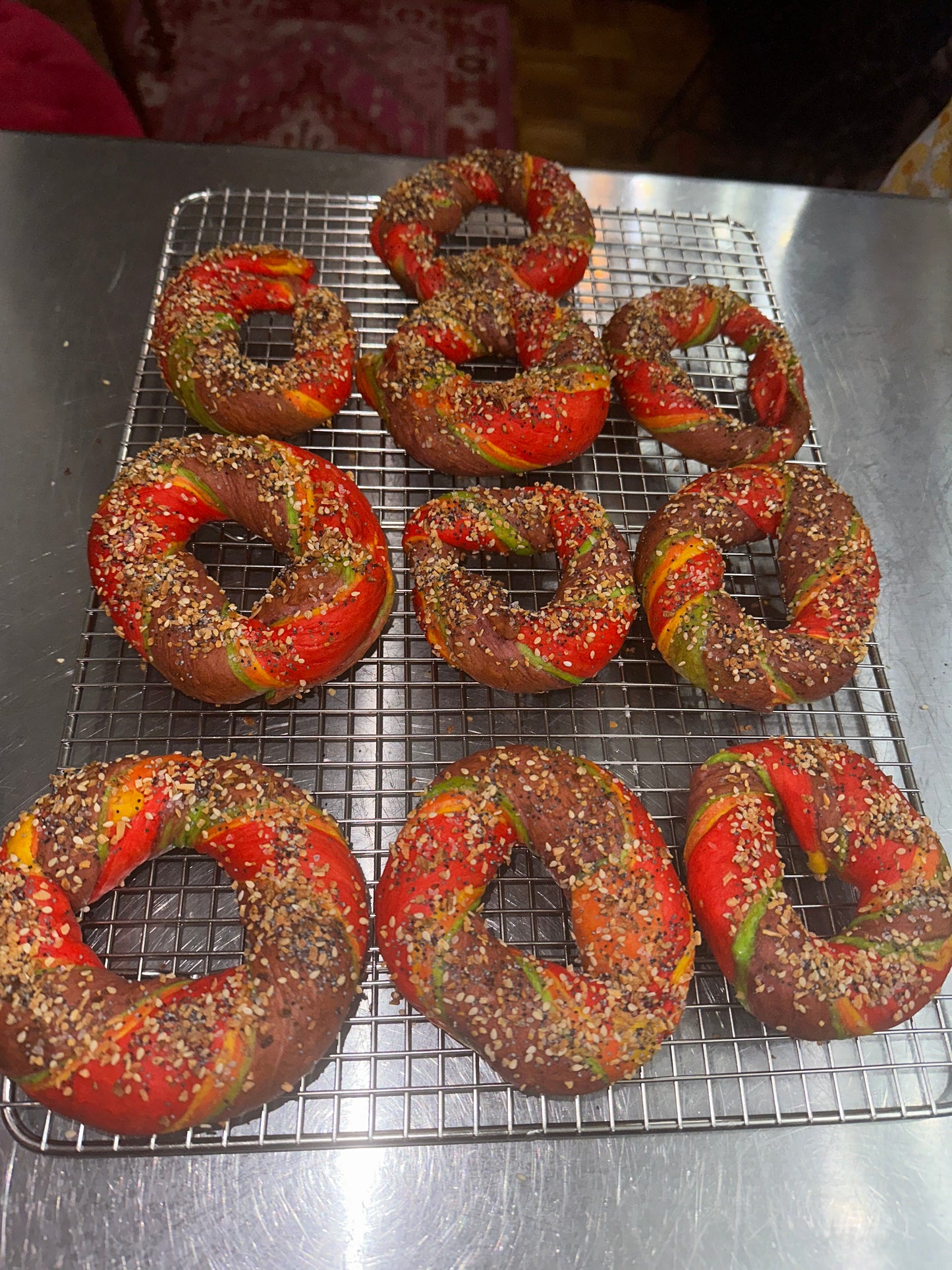 Rainbow Bagels Making Class