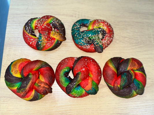 Rainbow Soft Pretzel & Beer Cheese or Chocolate Dip Making Class