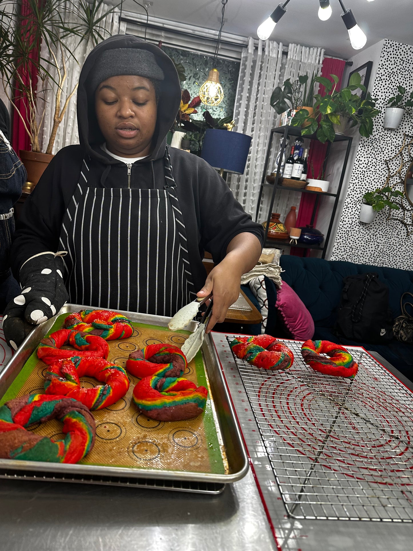 Rainbow Bagels Making Class