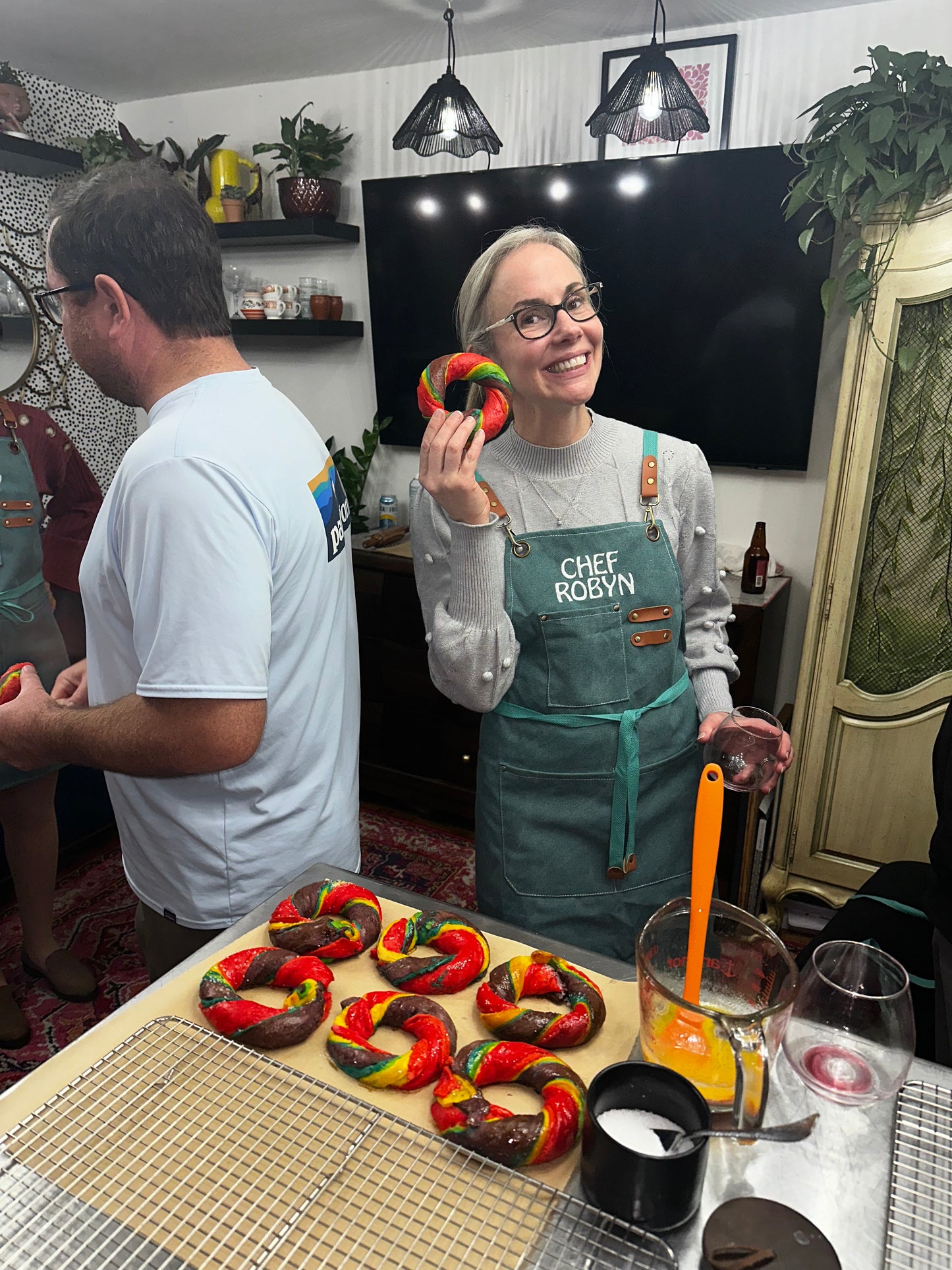 Rainbow Bagels Making Class