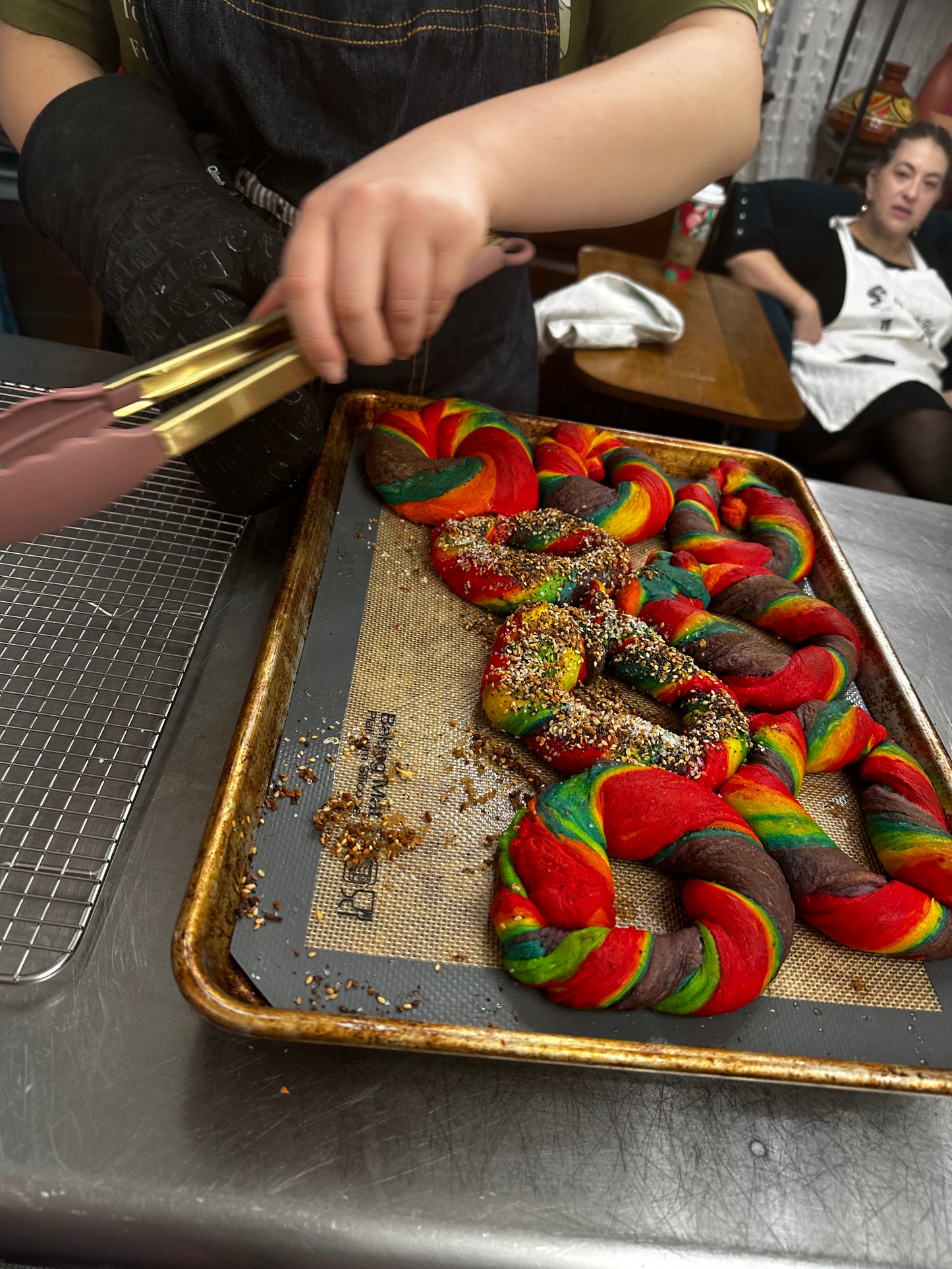 Rainbow Bagels Making Class