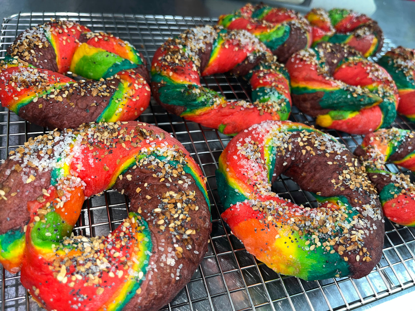 Rainbow Bagels Making Class