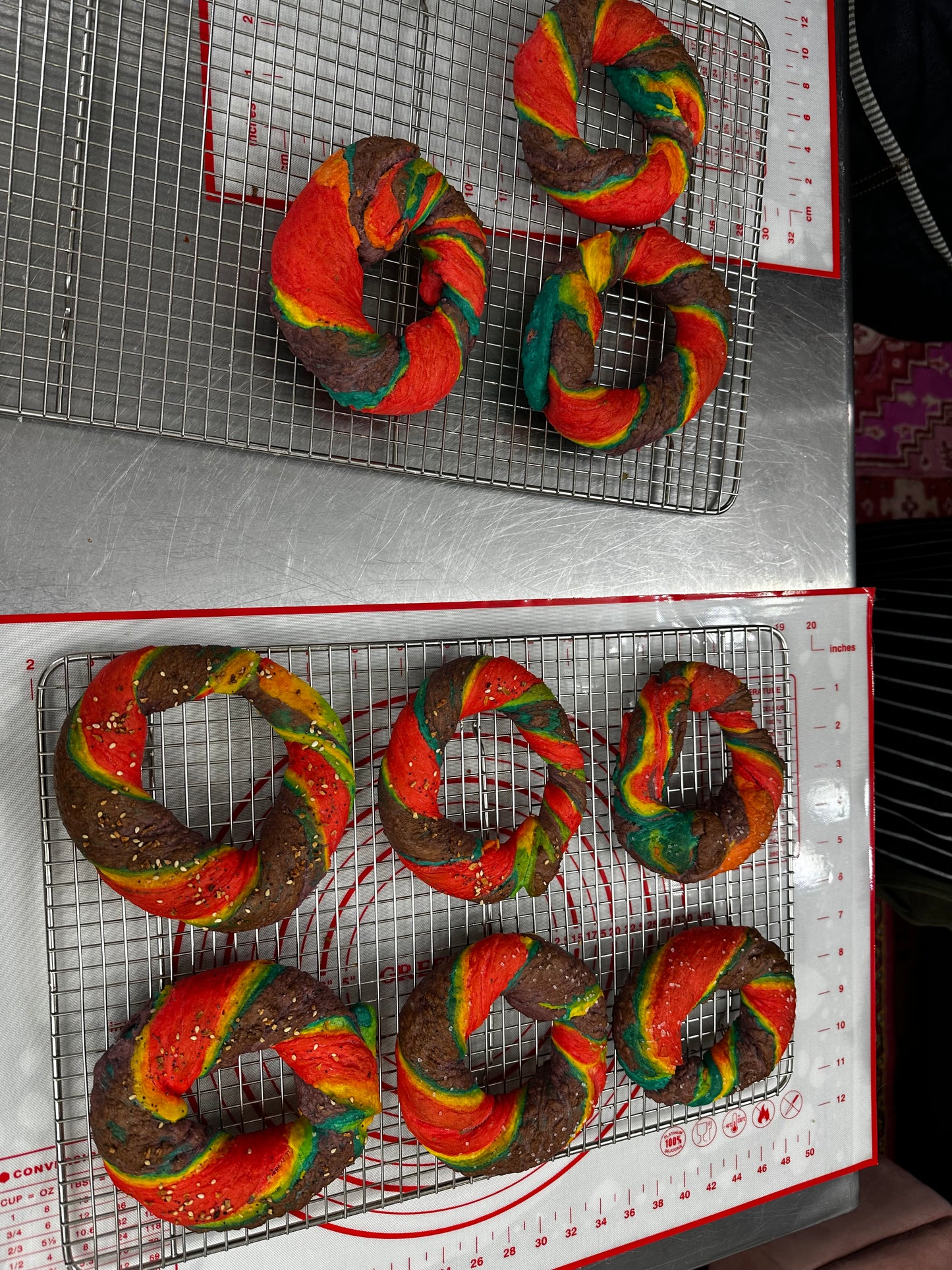 Rainbow Bagels Making Class