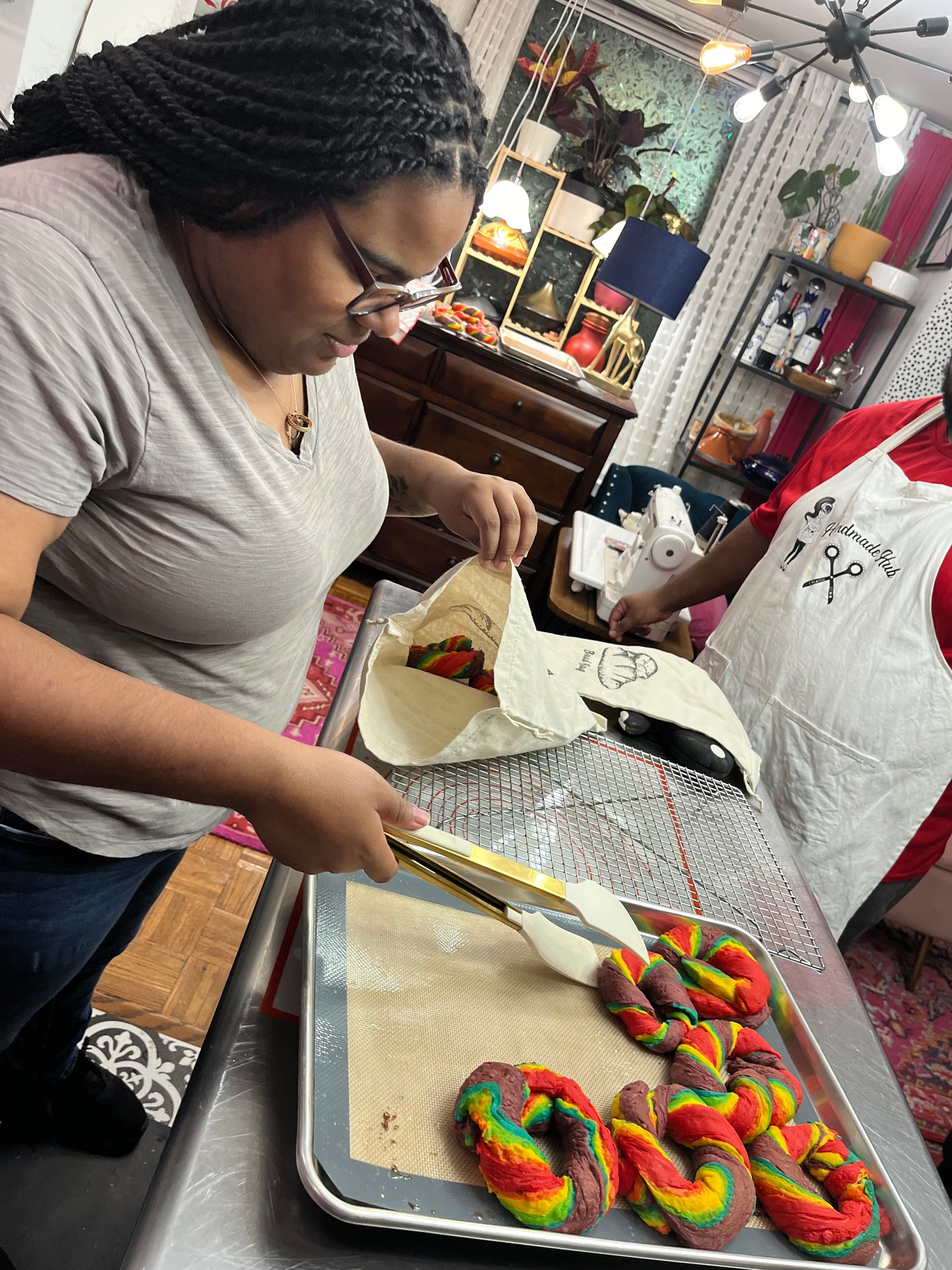 Rainbow Bagels Making Class