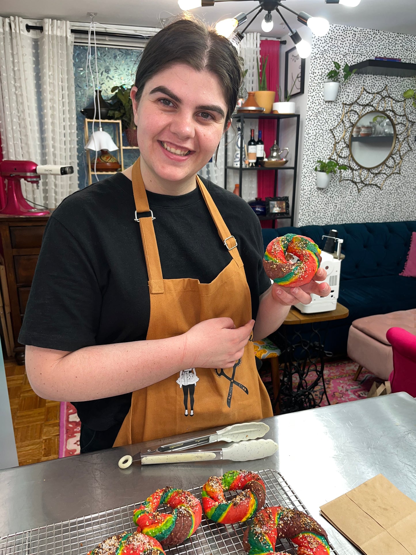 Rainbow Bagels Making Class