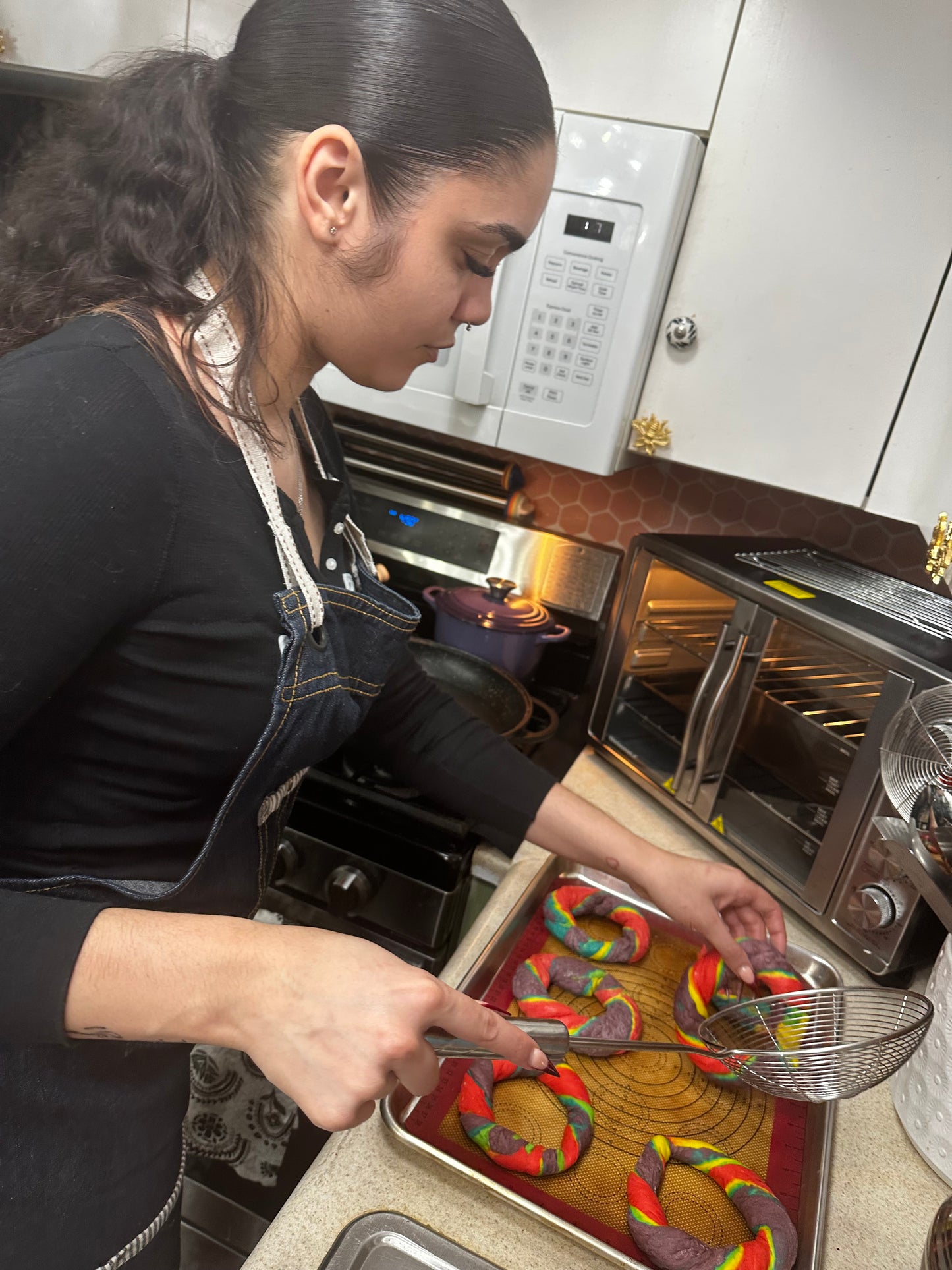 Rainbow Bagels Making Class