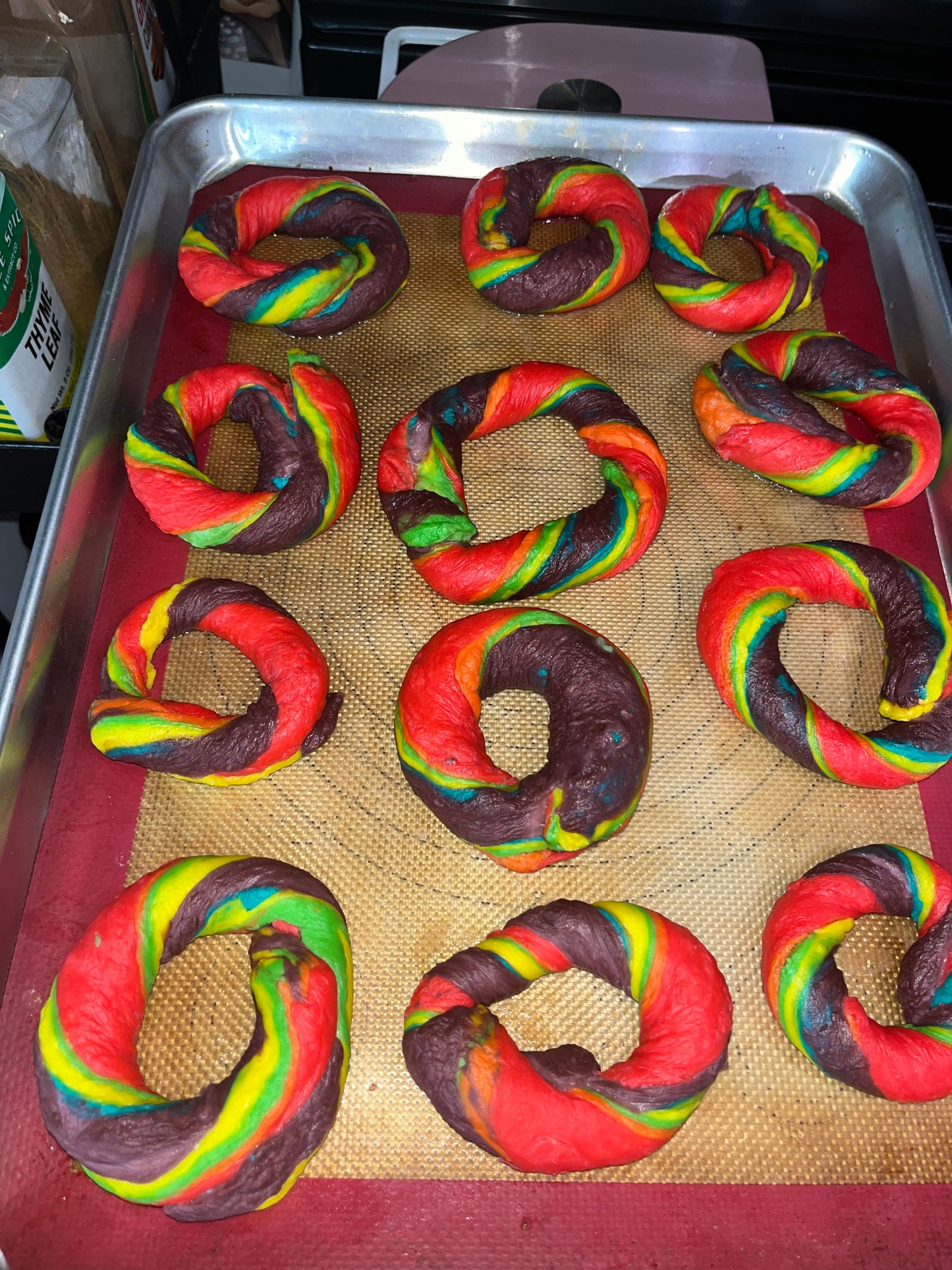 Rainbow Bagels Making Class
