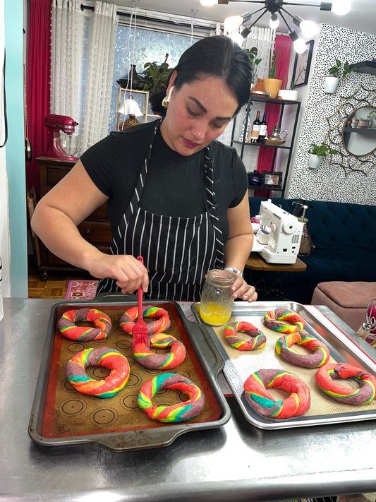 Rainbow Bagels Making Class