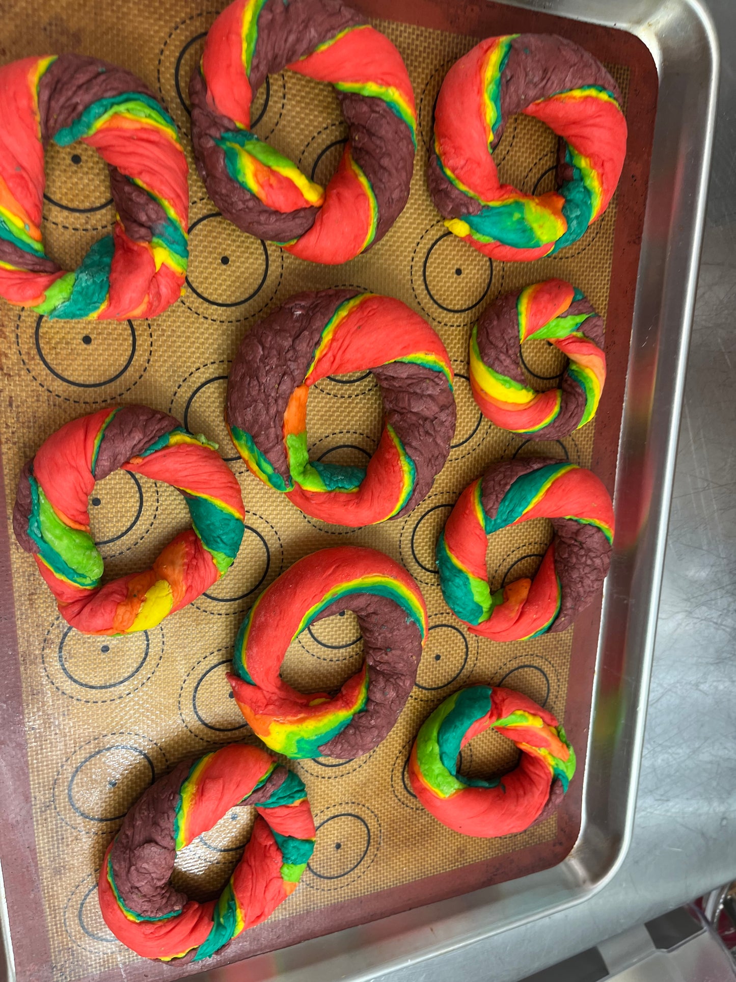Rainbow Bagels Making Class
