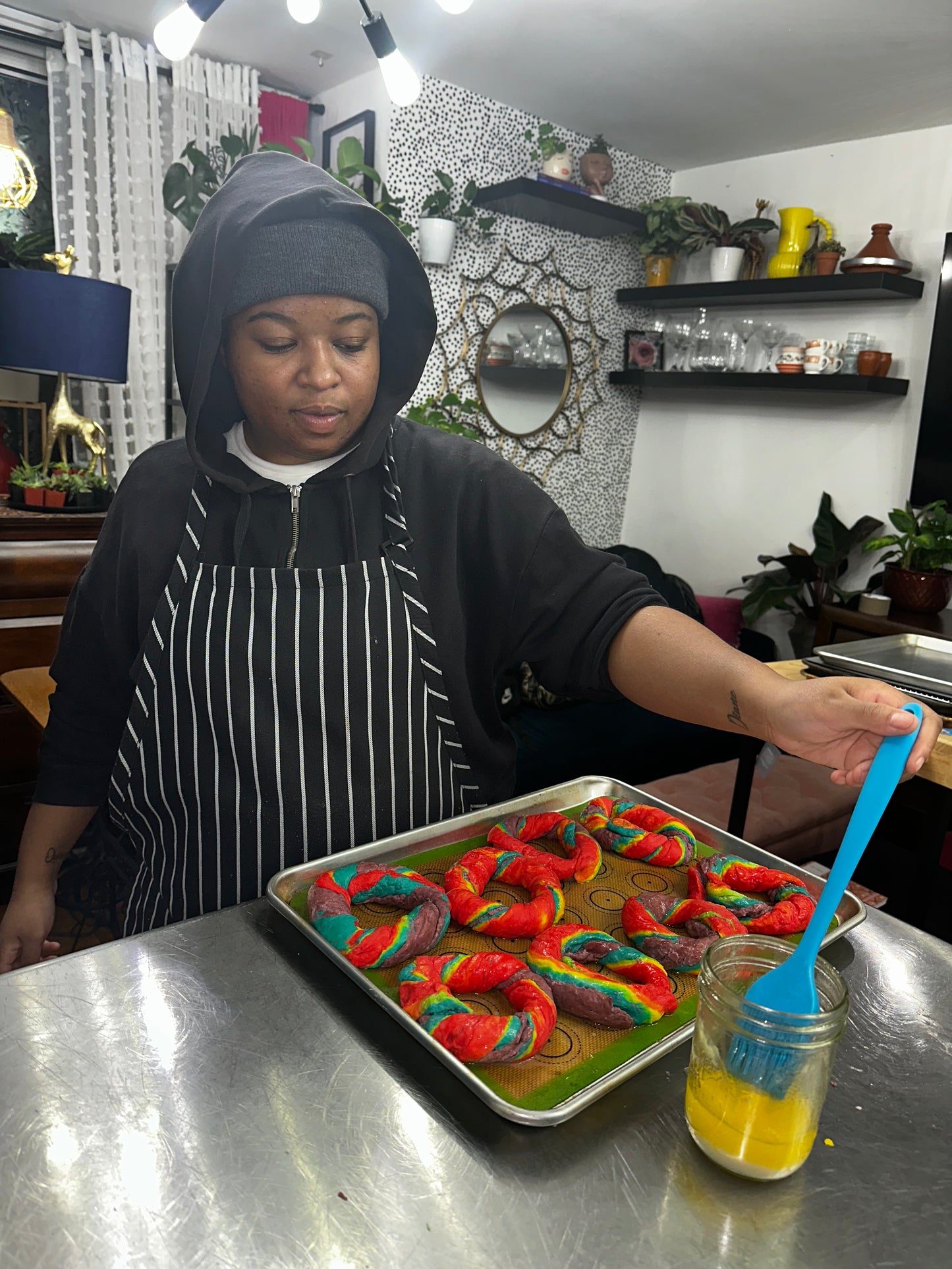 Rainbow Bagels Making Class