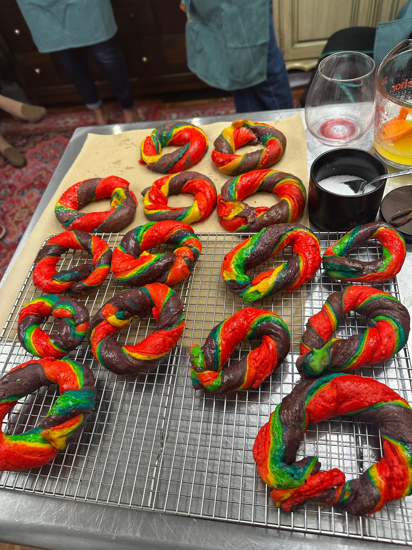 Rainbow Bagels Making Class