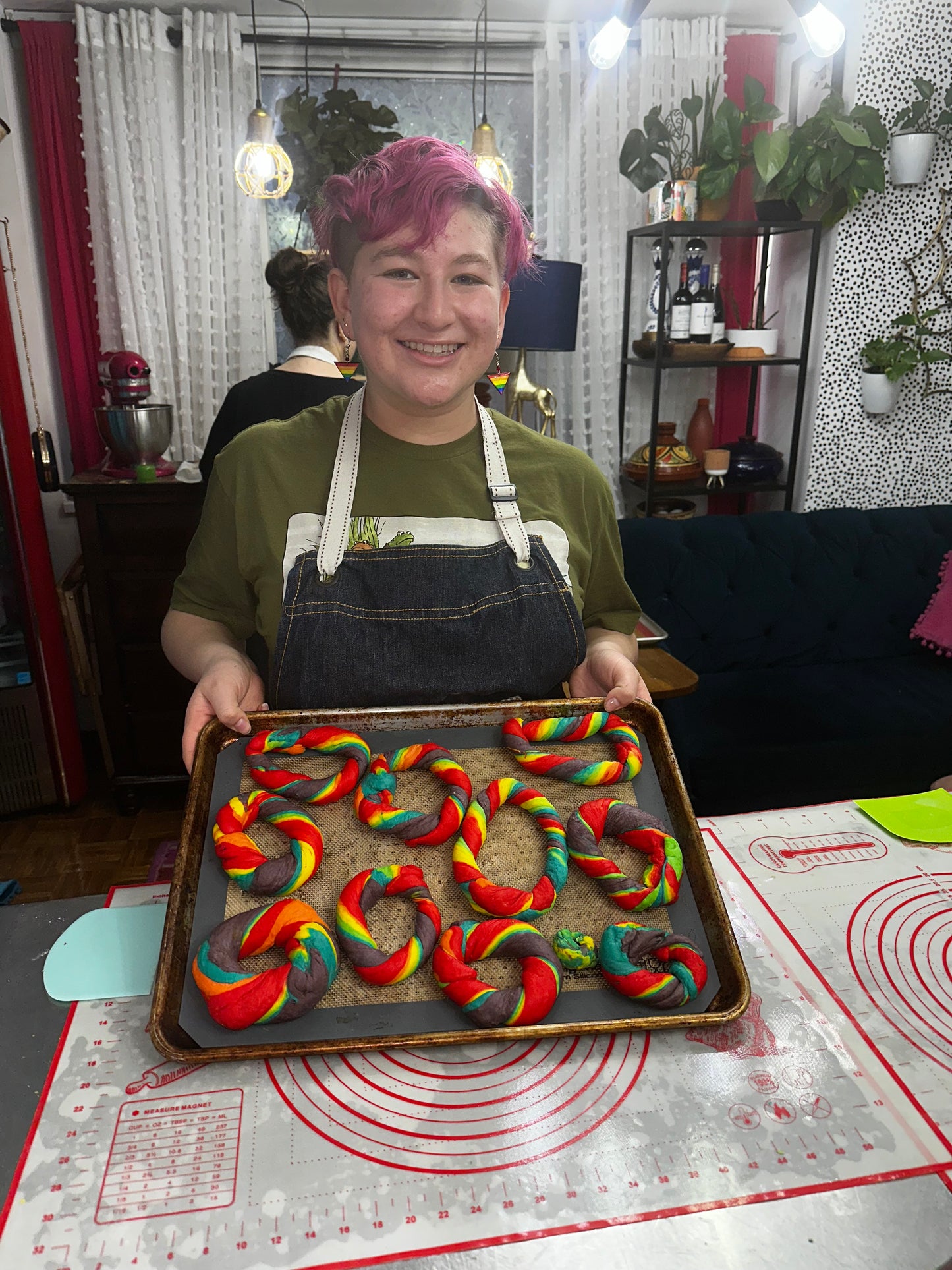 Rainbow Bagels Making Class
