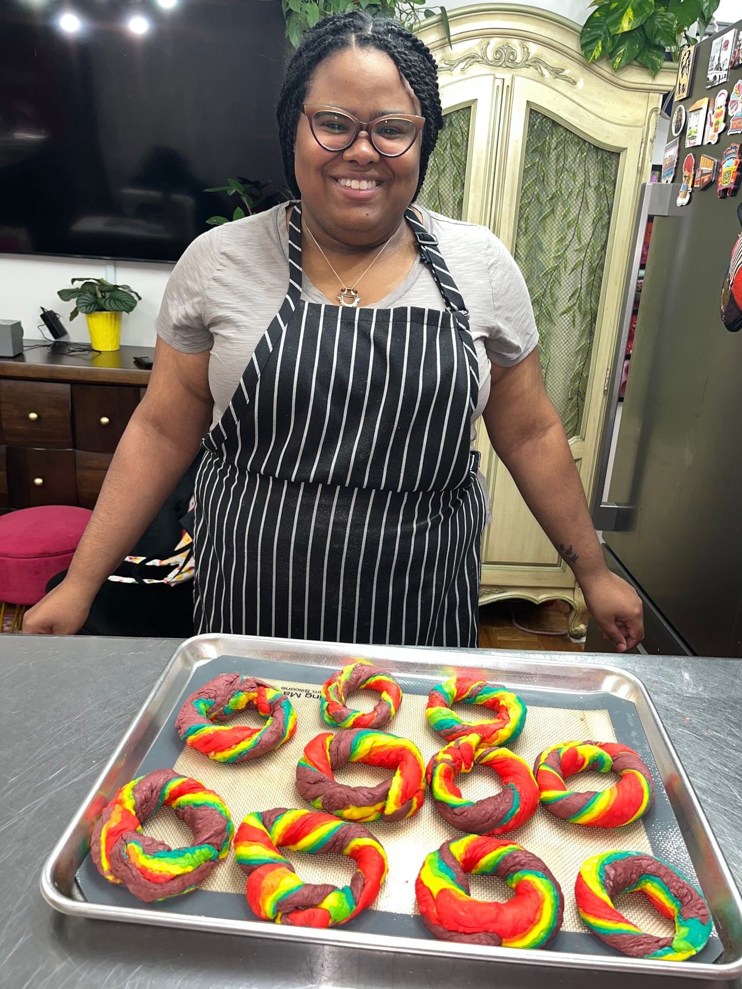 Rainbow Bagels Making Class