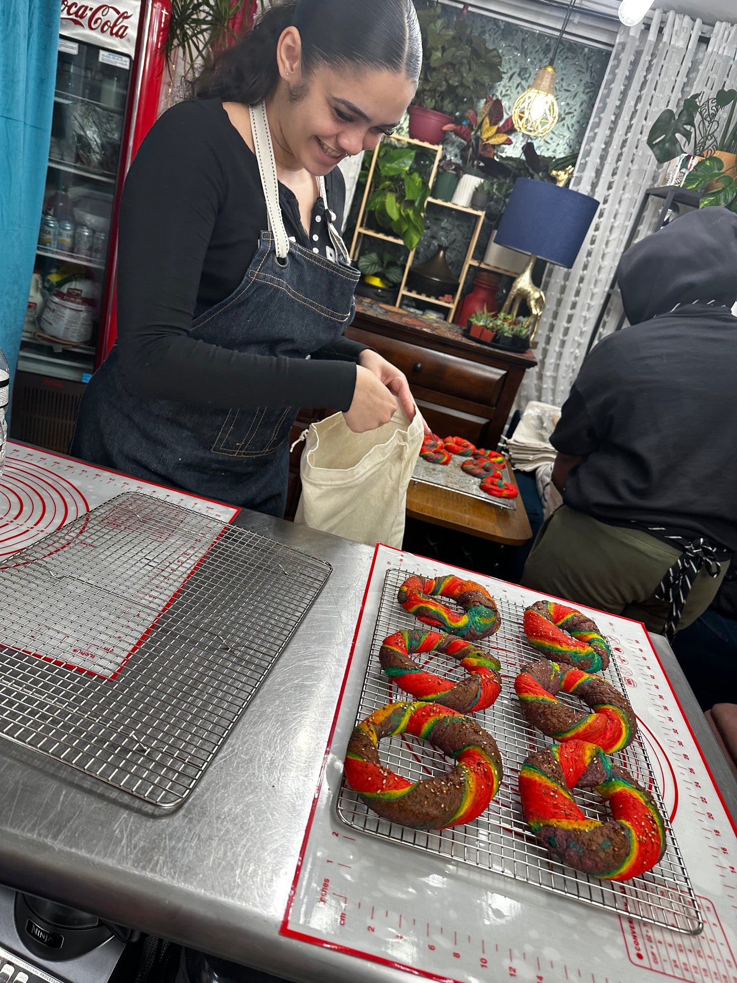 Rainbow Bagels Making Class