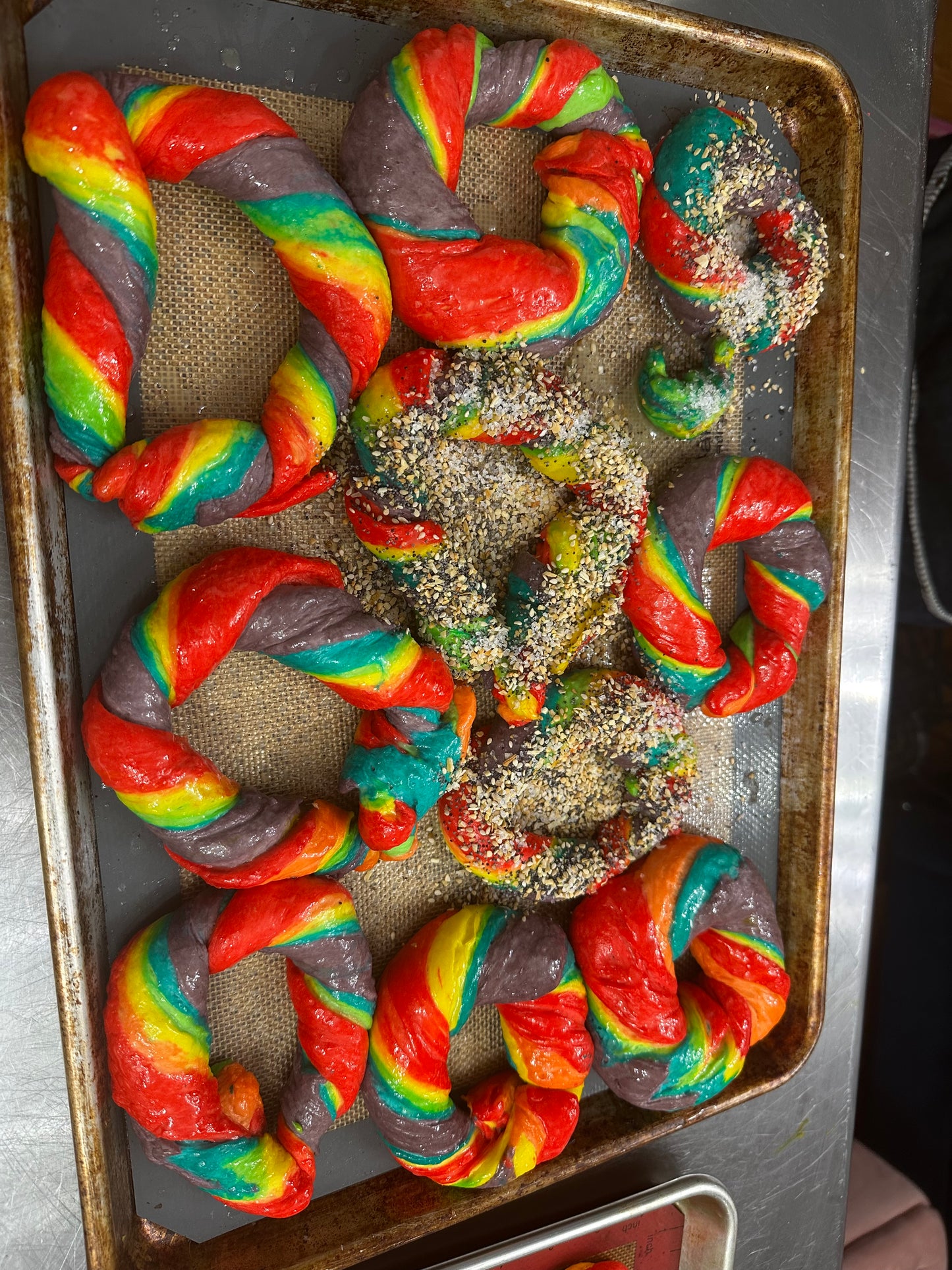 Rainbow Bagels Making Class