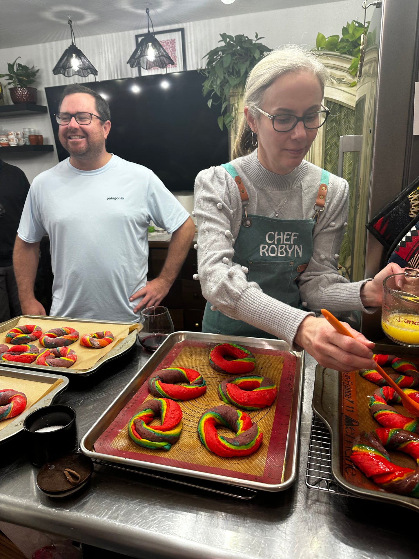 Rainbow Bagels Making Class
