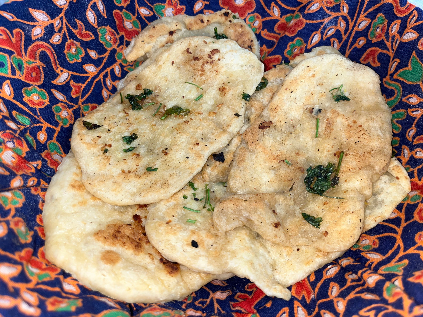 Naan Bread in 3 Flavors Making Class