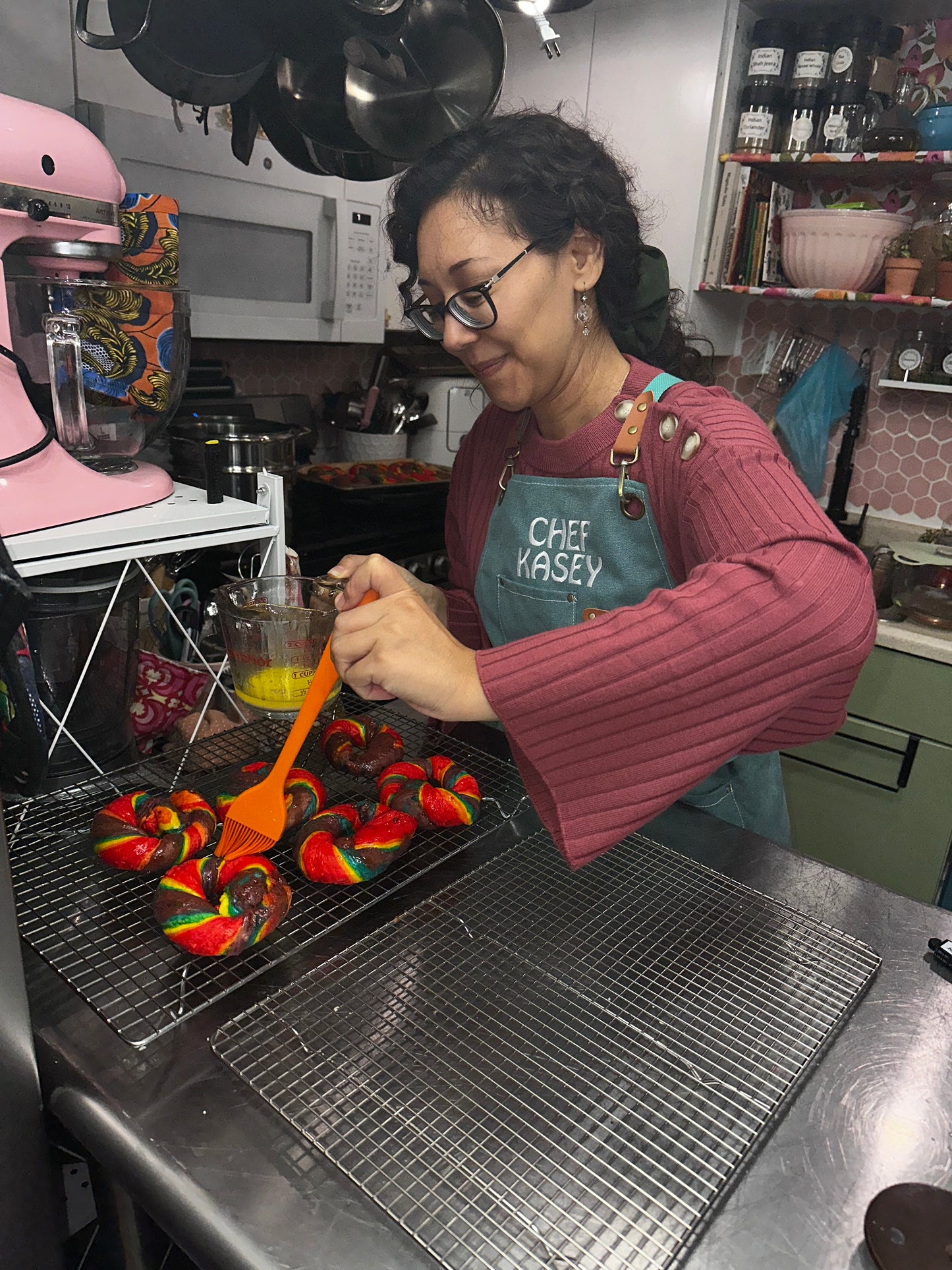 Rainbow Bagels Making Class