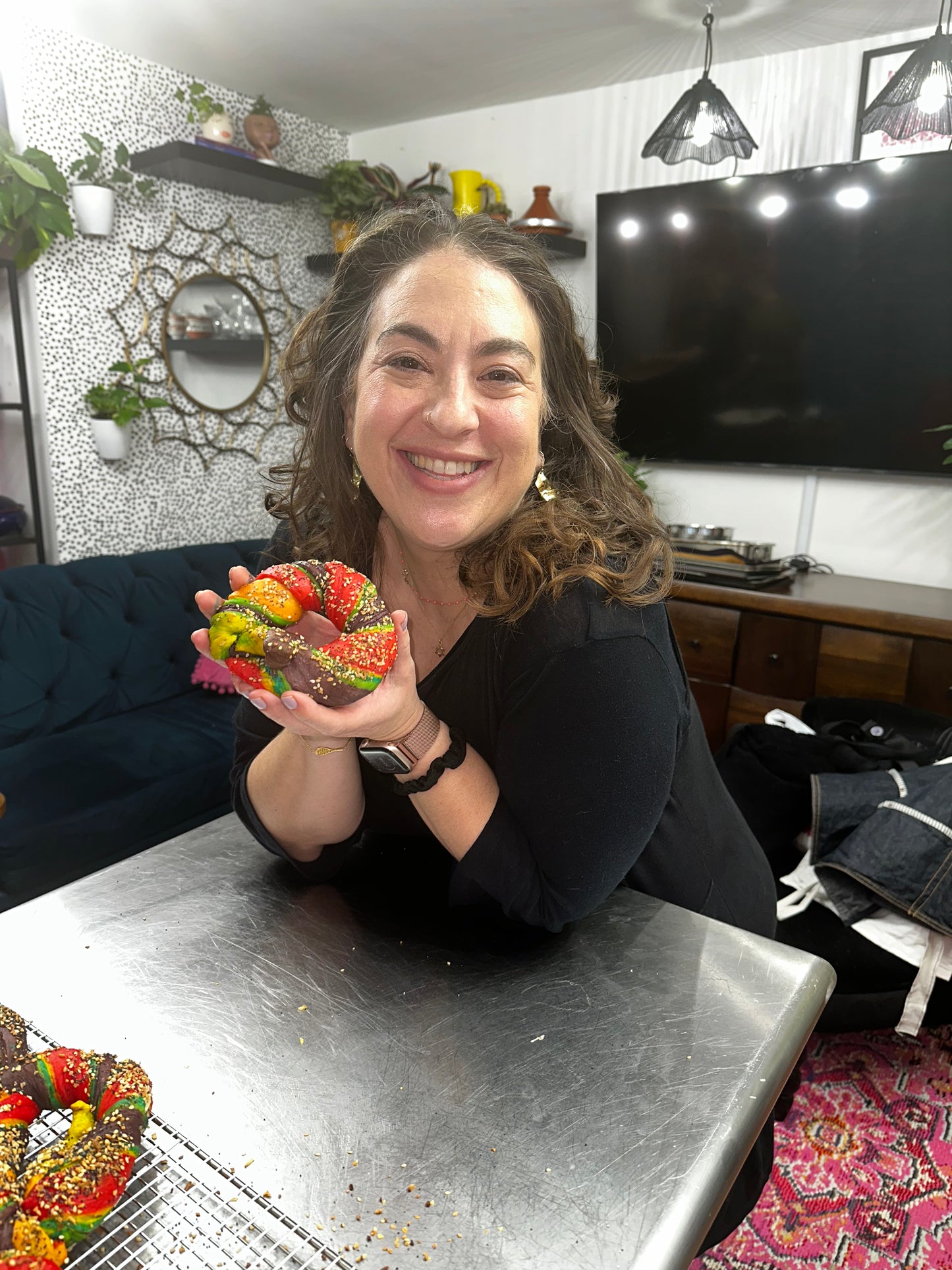 Rainbow Bagels Making Class